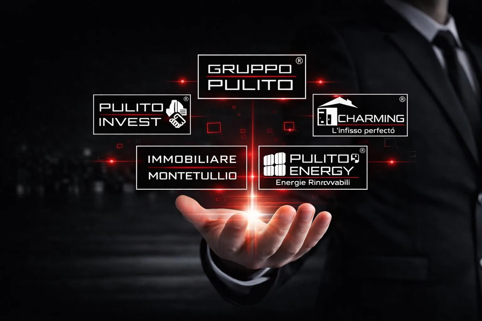 Sistema dei marchi delle società di Gruppo Pulito