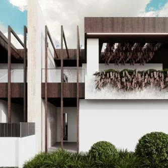 Ville Noha: dettaglio architettonico