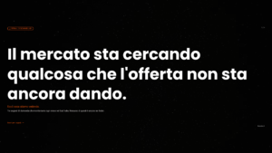 Visual di analisi sul mercato dei carcande