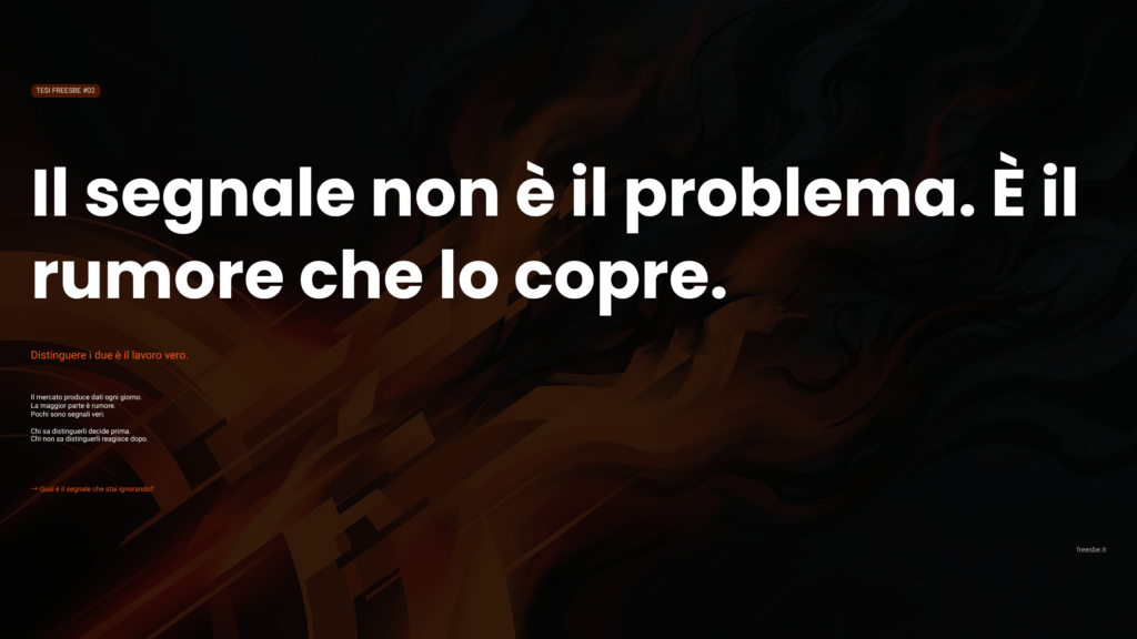 Visual sui segnali di una comunicazione che non funziona