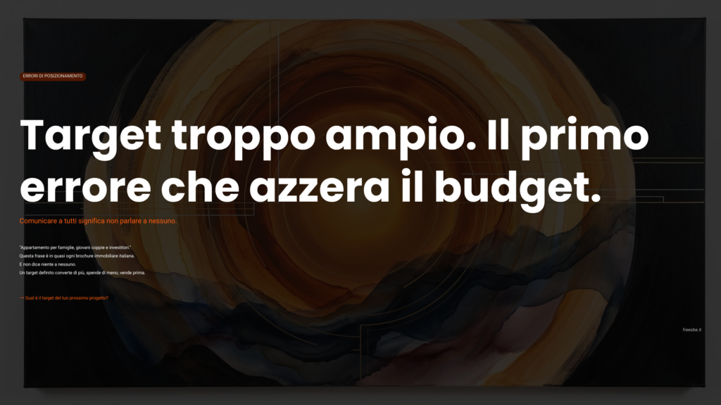 Visual sul problema di un target troppo ampio