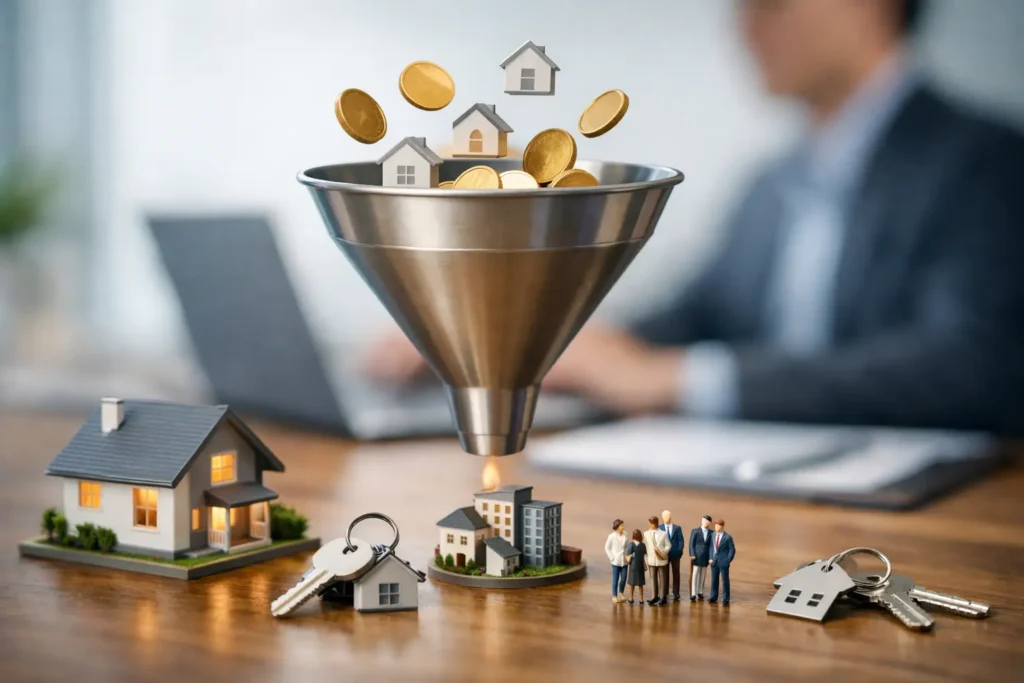 Funnel immobiliare: come funziona davvero