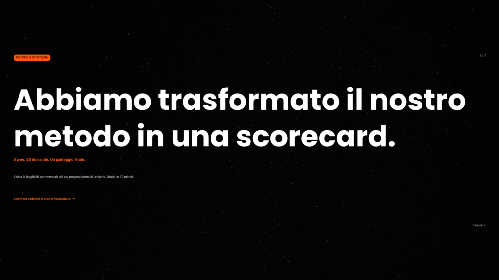 Visual su un metodo trasformato per essere più efficace