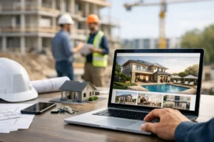 Sito web per cantiere immobiliare che converte